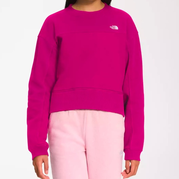 The North Face G Camp Fleece Crew, Fuschia Pink, Size XXL (Girls) - Picture 1 of 8